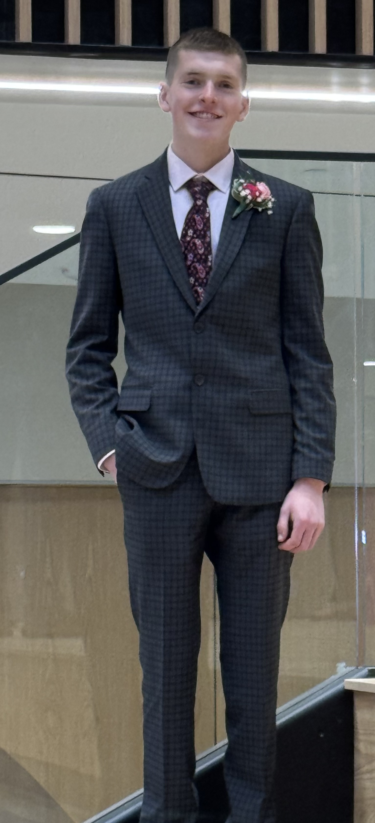 Owen Dent in a suit 